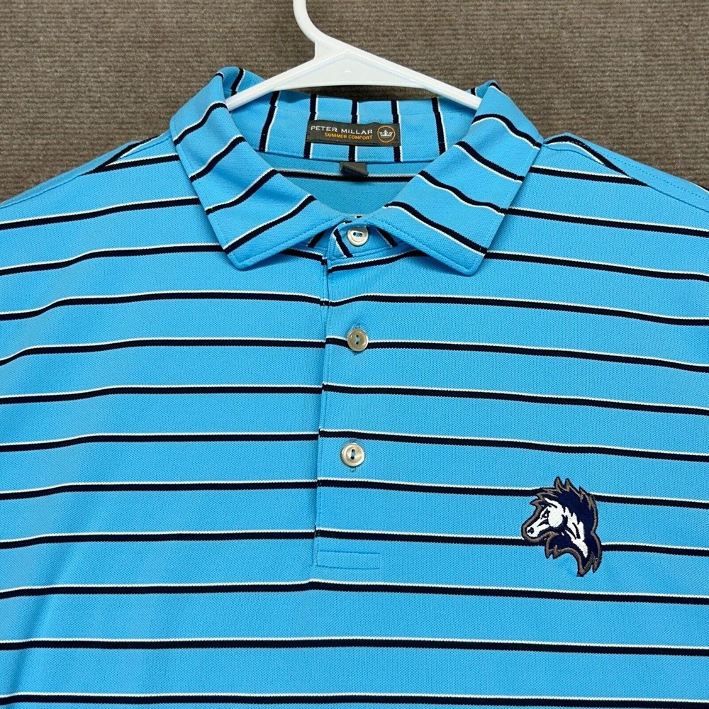 Forsyth Country Day School Peter Millar Summer Comfort Polo Shirt Men's Large